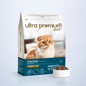Ultra premium direct Croquettes Light pour Chat Stérilisé - Poulet & Riz (Low Grain) - sac de 10kg