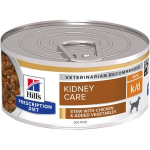 Hill's Prescription Diet K/d Kidney Boîtes Pour Chien Au Poulet Et Legumes - 24 X 156g