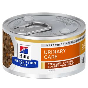 Hill's Prescription Diet C/D Urinary Multicare Boîtes Pour Chat Au Poulet Et Legumes - 24 x 82g