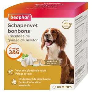 Beaphar Friandises De Graisse De Mouton Mini Ail 245g - Publicité