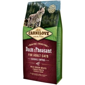 CARNILOVE Adult Hairball Control Canard & Faisan 6Kg