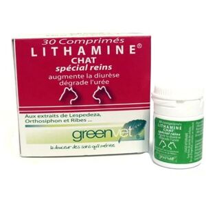 Greenvet LITHAMINE CHAT 30 Comprimés