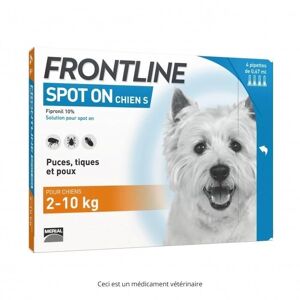 Spot-on chien S 2 à10kg - 1 pipette