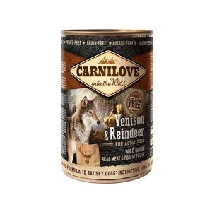 Carnilove Chien Adulte - Chevreuil et Renne - Boîte de 400g