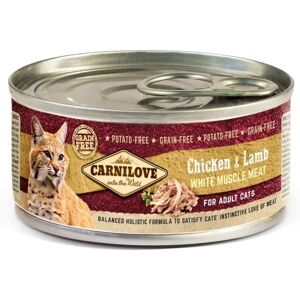 Carnilove Chat Adult - Poulet et Agneau - Boîte de 100g