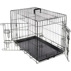 Flamingo Cage Pour Chien Ebo Noir S 61x43x50cm - Publicité