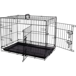 Flamingo Cage Pour Chien Mezo Noir S 43x61x50cm