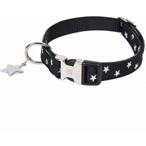 Wouapy Collier Star Noir 12mm 22-32cm