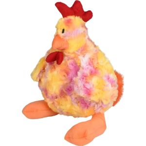 Flamingo Jouet chien Lorio Peluche Poule Small Jaune 32cm