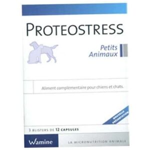 Wamine Proteostress petits animaux 3x12 Capsules