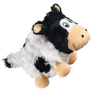 Peluche Vache Cruncheez KONG pour chien S L 15 x H 10 cm