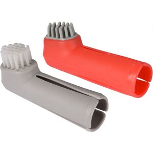 Flamingo Set Brosse a Dents De Doigt Dentes 1,7x2,5x6cm