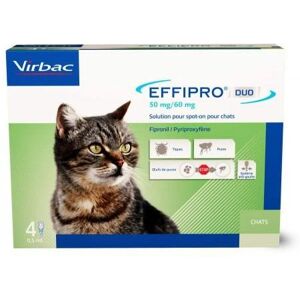 Virbac Effipro Duo Chat 24 pipettes