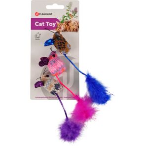 Flamingo Jouet chat en Mohair Souris Glamour 3pcs