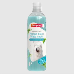 Beaphar Shampoing Bulles Chien Pelage Blanc 250ml - Publicité
