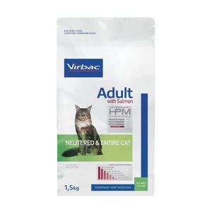 Virbac Veterinary HPM Chat adult Neutered & Entire au saumon 1,5Kg