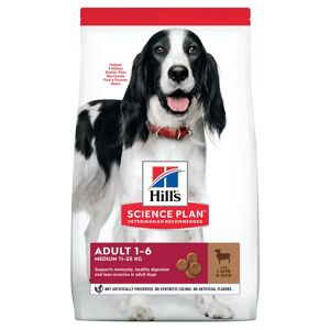 Hill's Science Plan Adult Croquettes Pour Chien Medium À L'agneau Et Au Riz - 18Kg