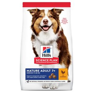 Hill's Science Plan Mature Adult 7+ Croquettes Pour Chien Medium Au Poulet - 18Kg