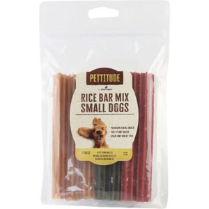 Pettitude Barres de Riz Small pour chien mix de 7 pieces