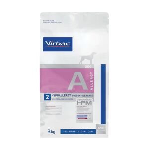 Virbac HPM Hypoallergy A2 Chien Food Intolerance Poisson 3Kg