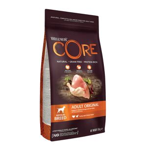 Wellness CORE croquettes pour chien adulte de race moyenne Original - 1.8Kg a la dinde et au poulet