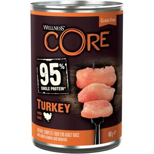 Wellness CORE 95% - boîte de 400g a la dinde et au chou frise