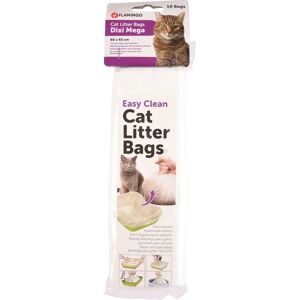 Flamingo Sac à Litière Pour Chats Mega 10pcs