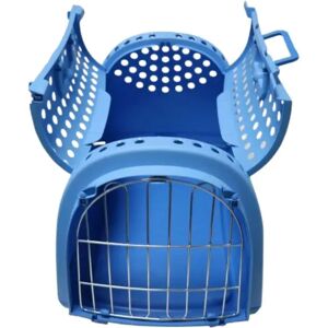 Cage de transport Cabrio Bleue - 50 x 32 x 34,5 cm