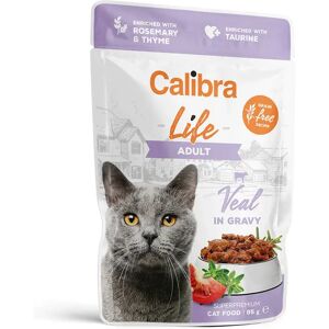 Calibra Life chat adulte 85g au veau