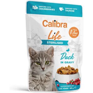 Calibra Life chat Stérilisé au canard 85g