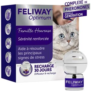 FELIWAY Optimum Diffuseur+recharge 1 mois - 48ml - Publicité
