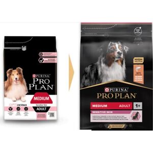 Purina Pro Plan adult medium skin optiderma chien 7Kg - Publicité