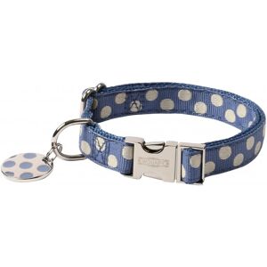 Wouapy Collier Pois Bleu 20mm 33-49cm