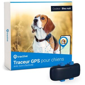 Non communiqué Tractive GPS DOG 4 - collier GPS pour chien avec suivi d'activité - Bleu nuit Bleu nuit - Publicité