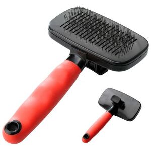 Ferplast Ferplast Brosse carde pour chiens et chats GRO 5955, idéal pour animaux à poils moyens et longs, poils faciles à enlever, 16,3 x 9,7 x h 5,6 cm - Publicité