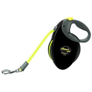 KERBL Laisse-sangle Flexi GiantNeon XL - Longueur : 8 m - Pour chien Noir/Jaune - Publicité