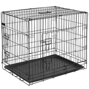 @Pet Cage pour chien 63x44x50,5 cm Métal Noir 15001 - Publicité