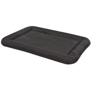 vidaXL Matelas pour chiens Taille XL Noir Noir - Publicité