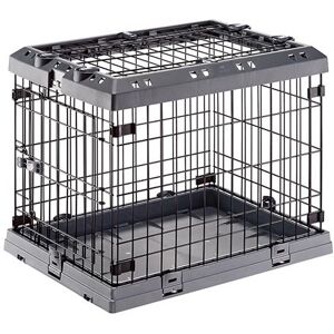 Non communiqué Ferplast Cage Pliable pour très petits chiens SUPERIOR 60 Clôture métallique, avec Séparateur, Double verrouillage Gris Gris - Publicité