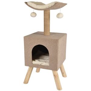 FLAMINGO Arbre à gratter pour chat Scandi Beige 43,5x40x54,5 cm 560554 Beige - Publicité