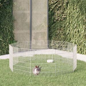 Non communiqué vidaXL Cage à lapin 10 panneaux 54x60 cm Fer galvanisé - Publicité