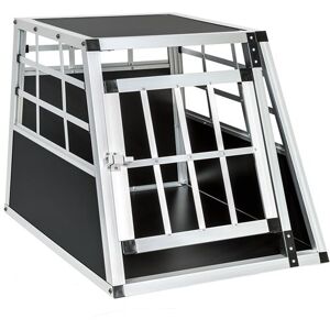 TecTake Cage de transport pour chien simple dos droit - 54 x 69 x 50 cm noir - Publicité