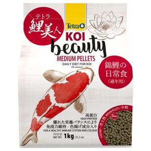 Tetra - Aliment en Boulettes Koi Beauty Medium Pellets pour Carpe Koï - 4L - Publicité