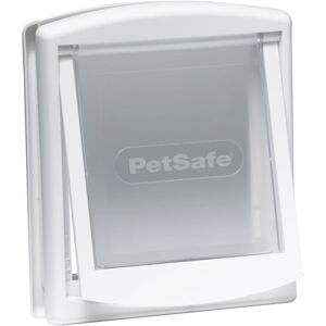 411395 PetSafe Porte à 2 voies pour chiens 715 Petit 17,8 x 15,2 cm Blanc - Publicité