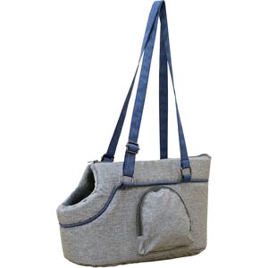 Kerbl Sac de transport Marie gris/bleu, 40X20X21cm - Publicité