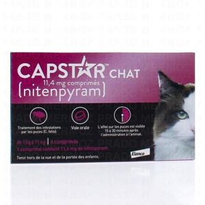 CAPSTAR Chat 6 comprimés - Publicité