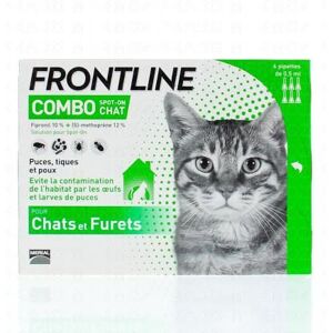 FRONTLINE Combo spot-on chat 6 pipettes - Publicité