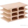 Céramique Brick Aquarium Crevettes Crevettes Crevettes Grotte Beige