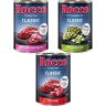 Lot Rocco Classic 24 x 400 g pour chien - lot mixte au bœuf : pur bœuf, bœuf & cœurs de veau, bœuf & panses vertes