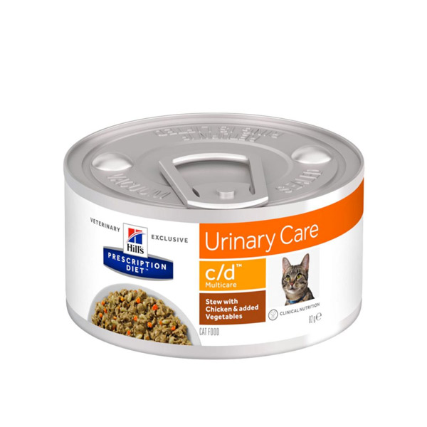 Hill's Prescription Diet Feline C/D Urinary Care Aliment Humide 82g